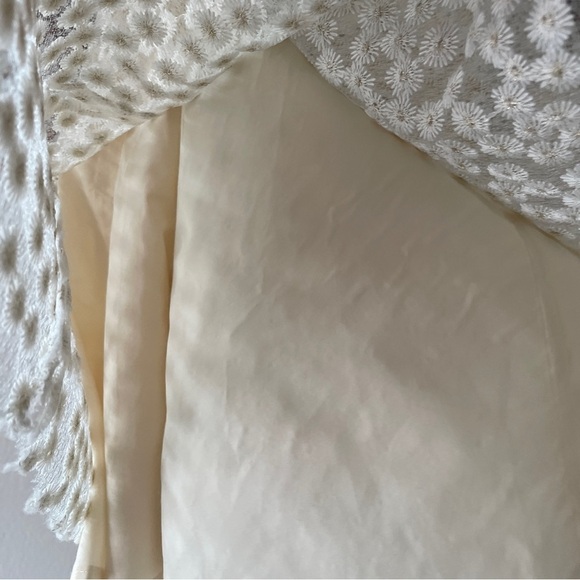 Elegant Cream Mini Dress - Picture 7 of 12